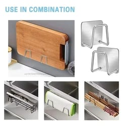 stainless steel sink management system – high-efficiency sponge, knife & towel drainage station