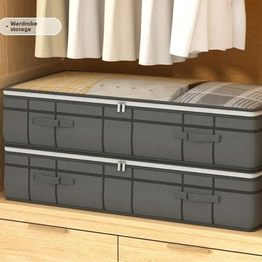 HighCapacity Underbed Management System Foldable MultiLayer Storage Bag For Bedding Apparel 3