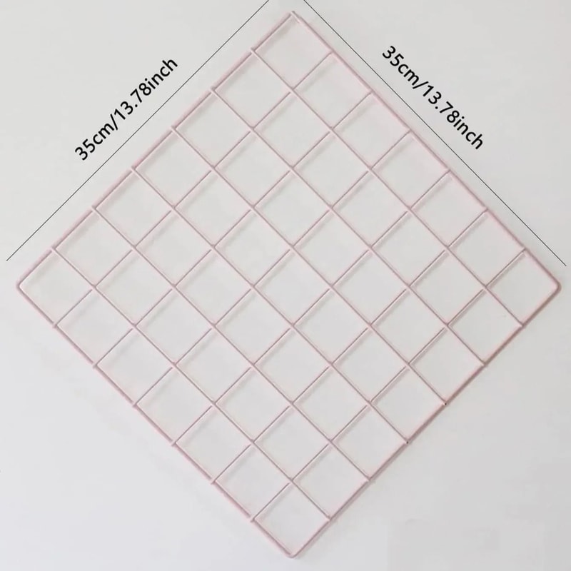 Architectural Grid Display System 2Piece Industrial Iron Wall Art Photo Management Frame 2