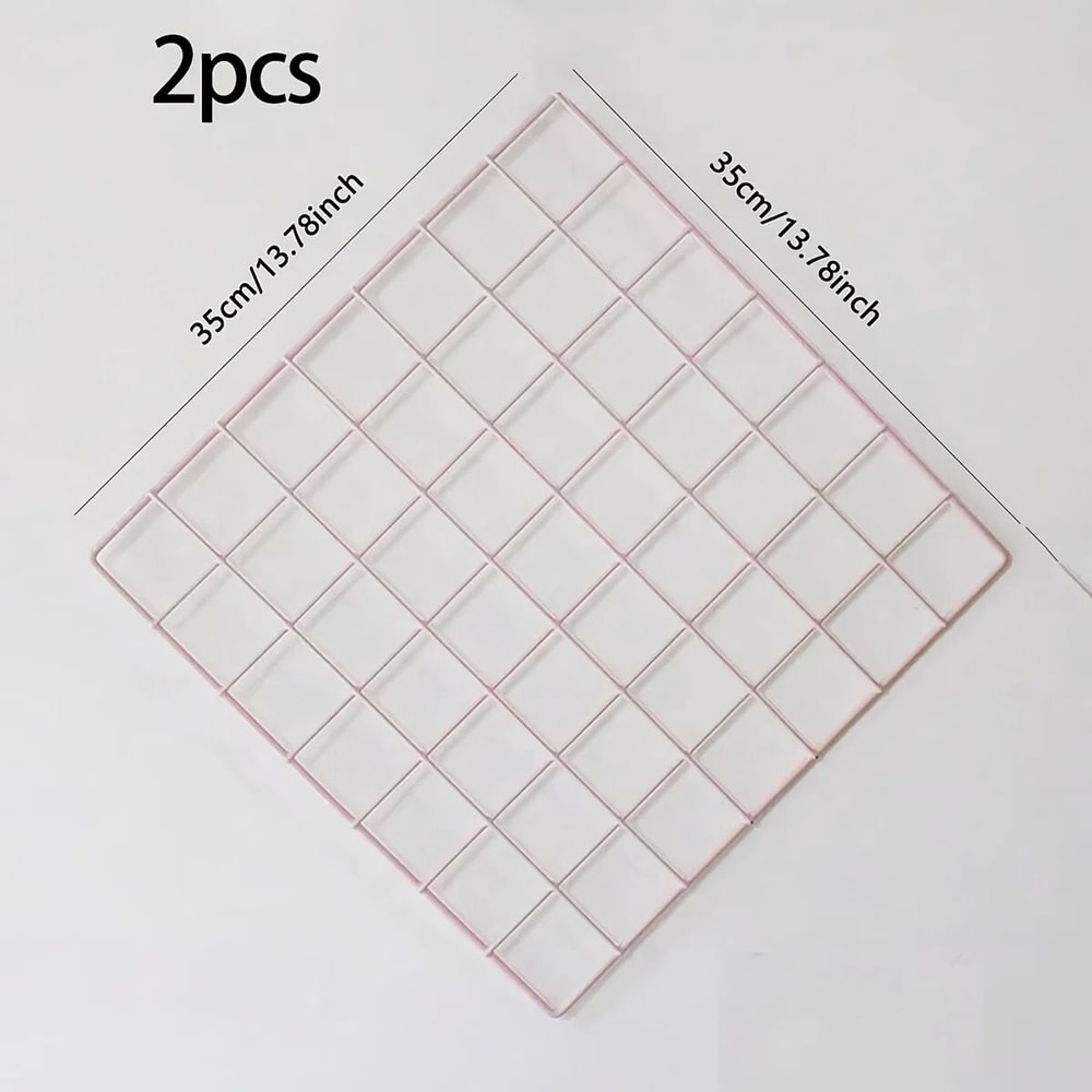 Architectural Grid Display System 2Piece Industrial Iron Wall Art Photo Management Frame 5