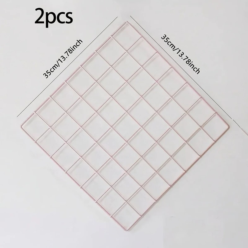 Architectural Grid Display System 2Piece Industrial Iron Wall Art Photo Management Frame 5