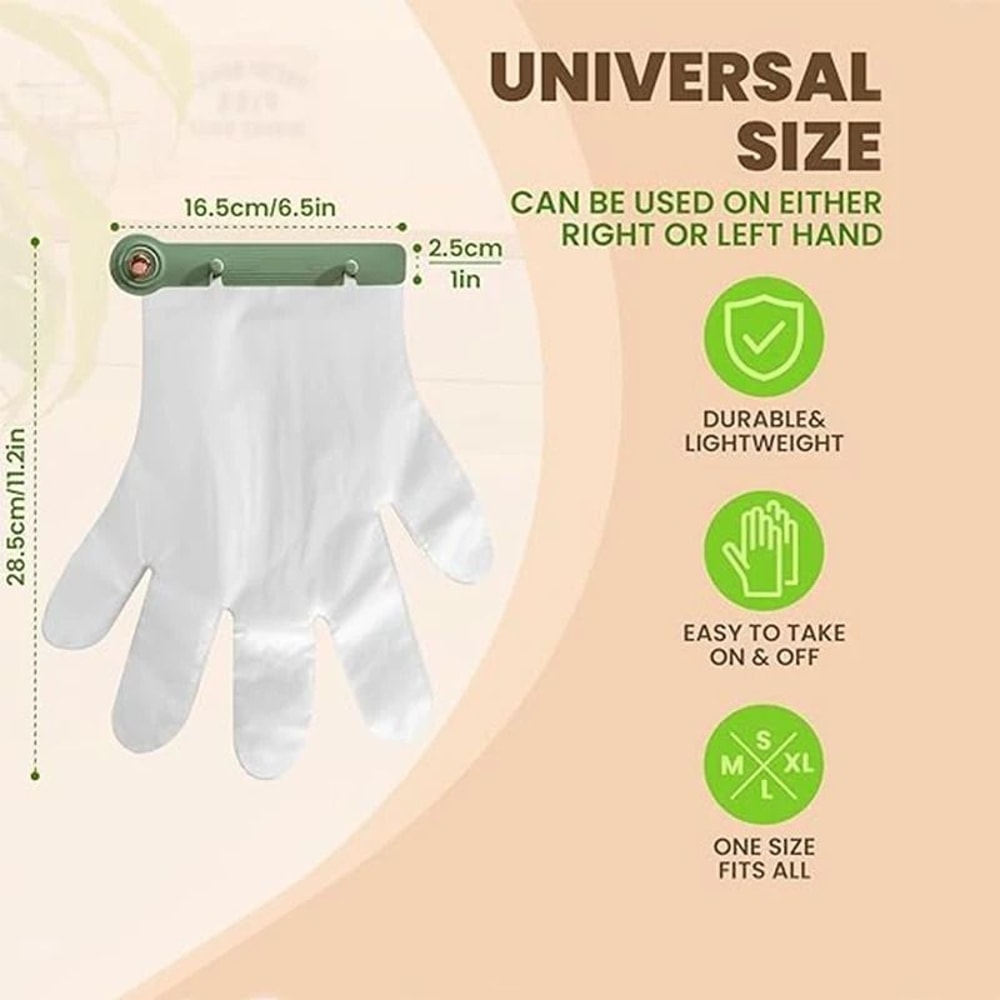 WallMounted Sanitary Dispenser System HighEfficiency Disposable Glove Holder With 100Piece Set 5