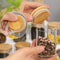 12Piece Spice Management System 8oz HighBorosilicate Airtight Jars With Sustainable Bamboo Lids 3