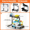 MultiTier UnderSink Management System HighLoad Metal Sliding Organizer With Retractable Drawers 5