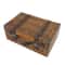 Vintage Wooden Treasure Trunk HighCapacity Portable Storage Chest For Jewelry Apparel Props 1
