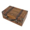 Vintage Wooden Treasure Trunk HighCapacity Portable Storage Chest For Jewelry Apparel Props 1