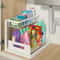 HighLoad UnderSink Management System Modular Metal Sliding Drawer Organizer For Kitchen Bathroom 6