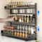3Tier Kitchen Spice Management System Industrial HighLoad Countertop Cabinet Storage Rack 1
