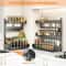 3Tier Kitchen Spice Management System Industrial HighLoad Countertop Cabinet Storage Rack 2