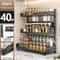 3Tier Kitchen Spice Management System Industrial HighLoad Countertop Cabinet Storage Rack 10