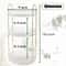 360 Rotating Cosmetic Management System 3Tier HighCapacity Vanity Organizer For Skincare Perfume 5
