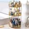 360 Rotating Cosmetic Management System 3Tier HighCapacity Vanity Organizer For Skincare Perfume 6