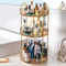 360 Rotating Cosmetic Management System 3Tier HighCapacity Vanity Organizer For Skincare Perfume 6