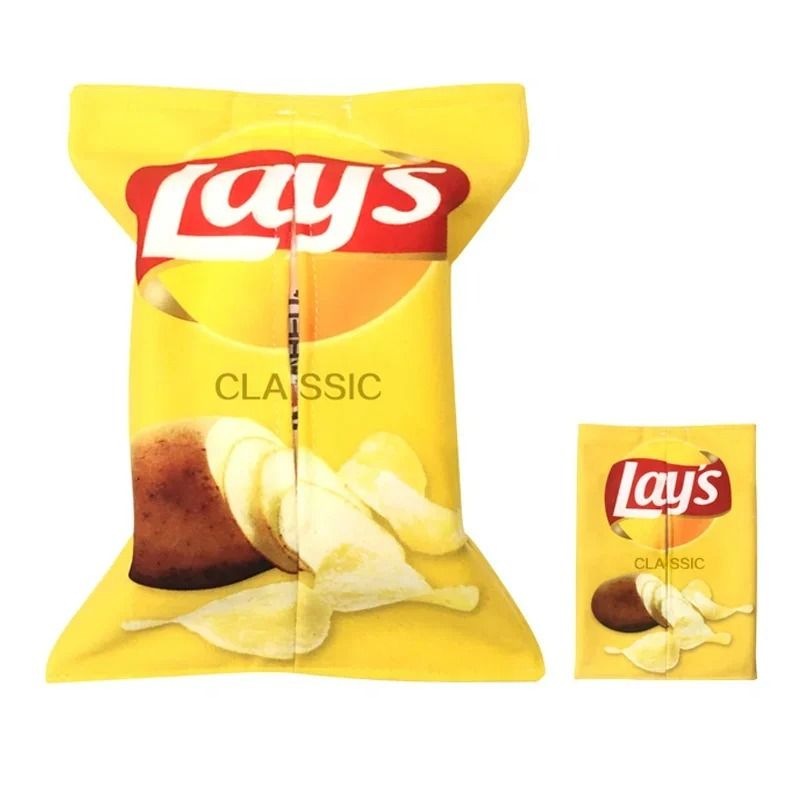 HighFidelity Potato Chip Textile Management System Novelty SoftShell Tissue Cover Automotive Napk 9