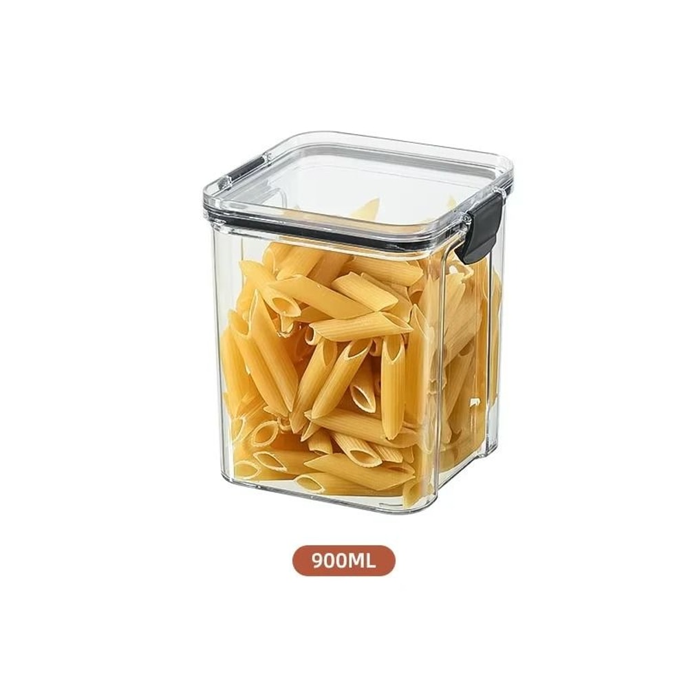 HighClarity Pantry Management System Rectangular Stackable Airtight Storage Container With Moistur 6