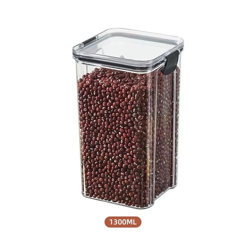 HighClarity Pantry Management System Rectangular Stackable Airtight Storage Container With Moistur 7