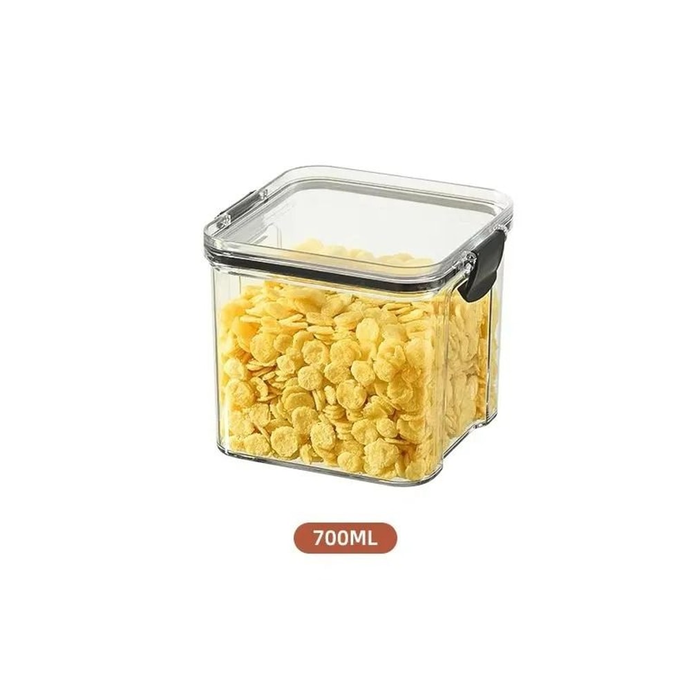 HighClarity Pantry Management System Rectangular Stackable Airtight Storage Container With Moistur 8