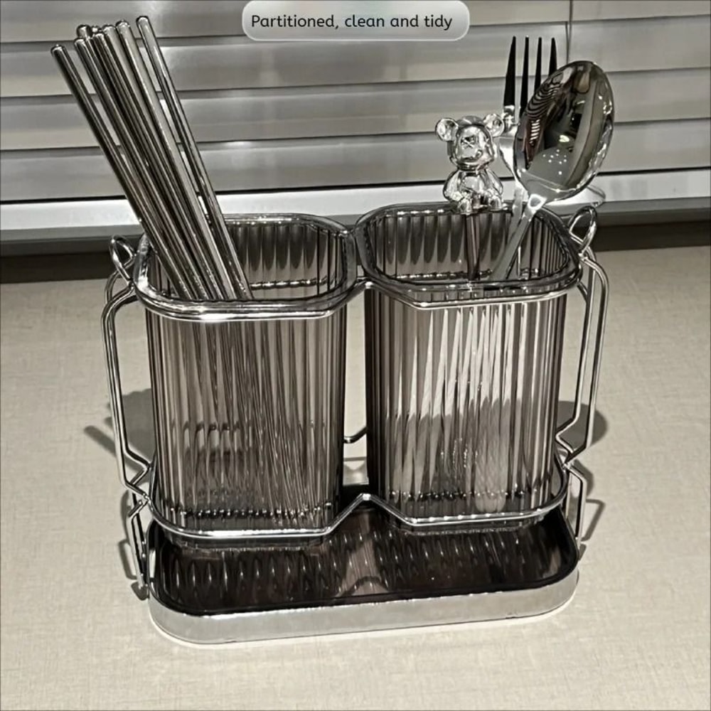 Architectural Cutlery Management System WallMounted Surgical Stainless Steel Utensil Drying Statio 1