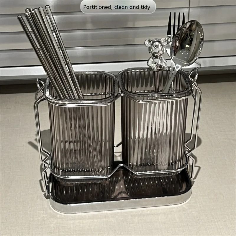 Architectural Cutlery Management System WallMounted Surgical Stainless Steel Utensil Drying Statio 1