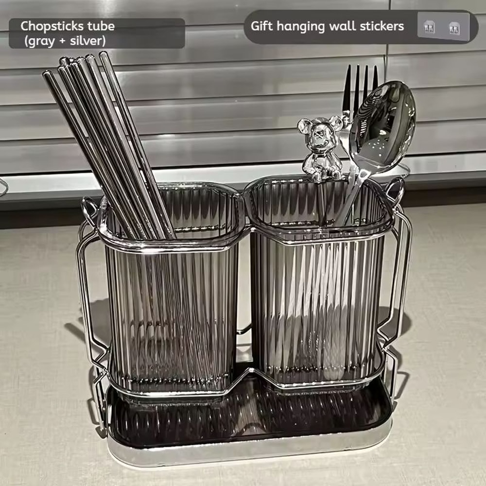 Architectural Cutlery Management System WallMounted Surgical Stainless Steel Utensil Drying Statio 5