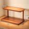 Architectural Tiered Management System 2Tier Natural Wood Countertop Organizer For Gourmet Spices 7