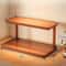 Architectural Tiered Management System 2Tier Natural Wood Countertop Organizer For Gourmet Spices 8
