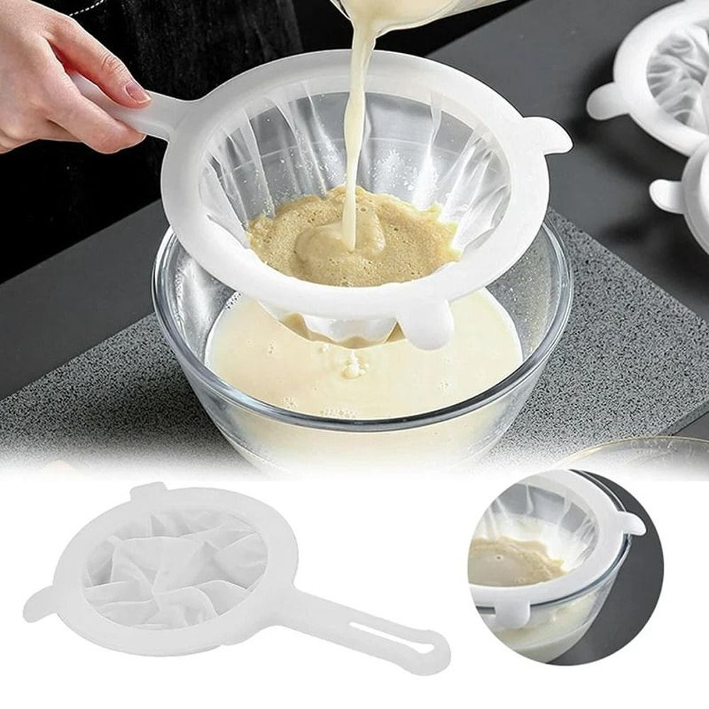 Culinary MicroFiltration System 200 Mesh HighPrecision Sieve For Soy Milk Juice And Yogurt 0