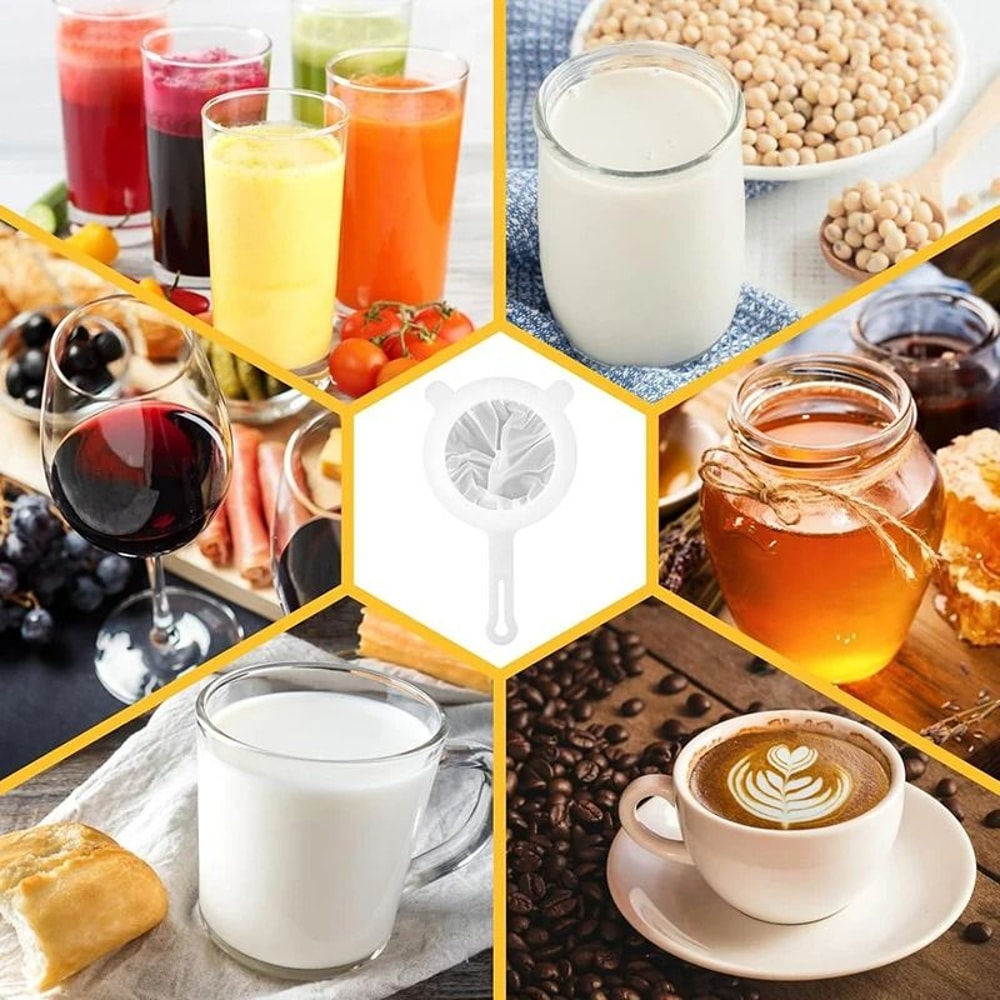 Culinary MicroFiltration System 200 Mesh HighPrecision Sieve For Soy Milk Juice And Yogurt 4