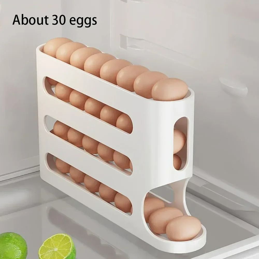 4Tier GravityFlow Egg Management System Automatic Rolling HighCapacity Storage Box For Refrigerato 7