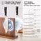 HighTorque Magnetic Knife Management System StrongMagnet Acacia Wood Culinary Storage Stand 2