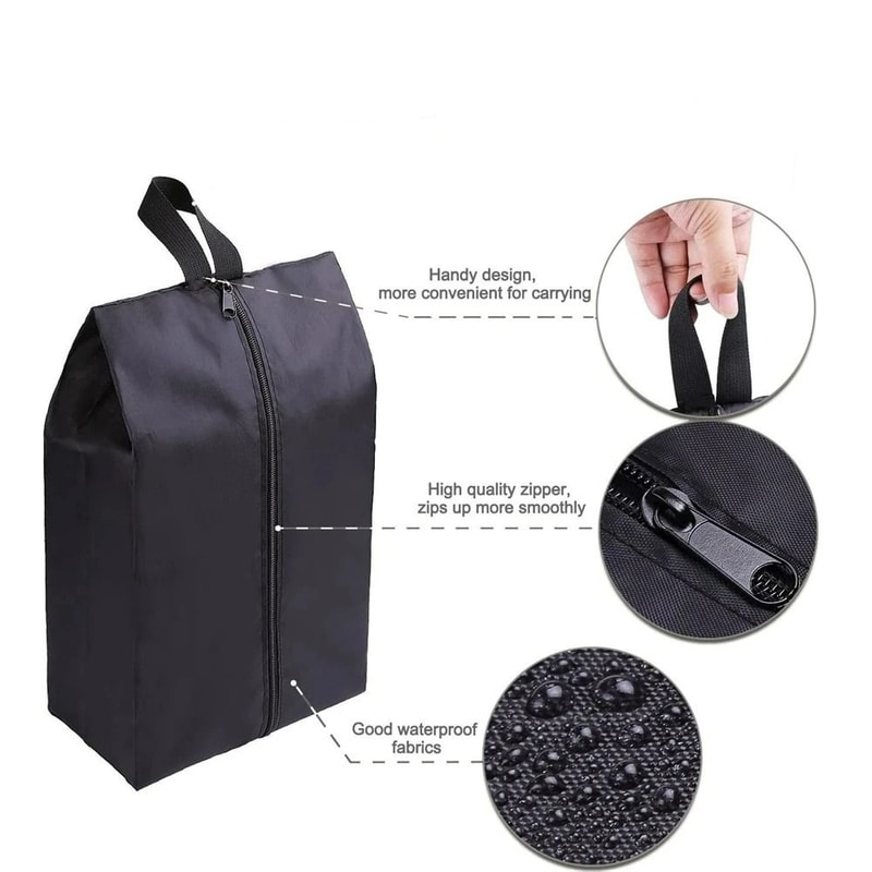 HighBarrier Nautical Nylon Shoe Management System 2Pack Waterproof Travel Organizer With HighTorqu 5