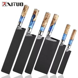 structural blade management system – precision-fit universal kitchen knife sheath & safety guard