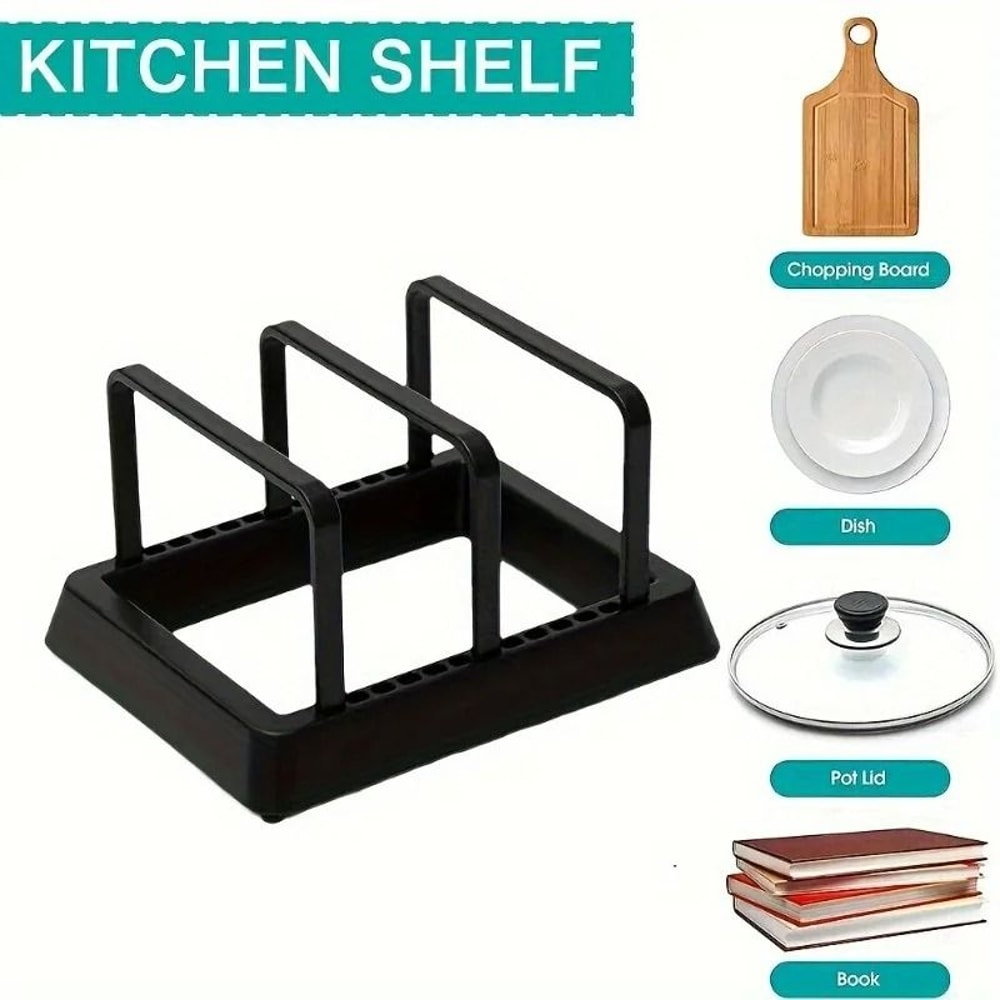 Architectural Countertop Management System Integrated Kitchen Utility Station For Knives Lids And 2