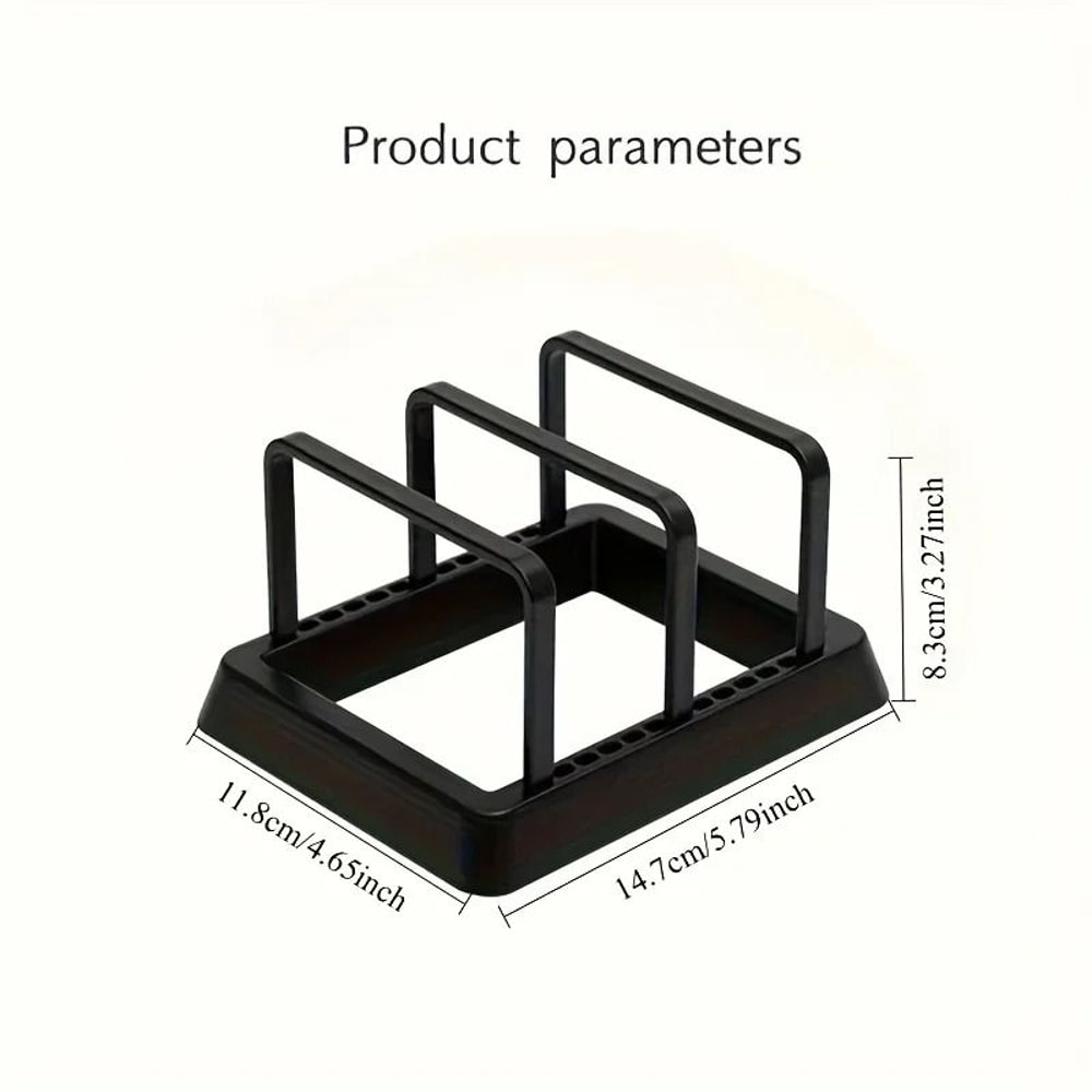 Architectural Countertop Management System Integrated Kitchen Utility Station For Knives Lids And 3