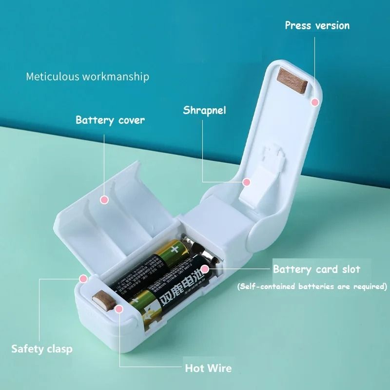 MicroThermal Preservation System Portable Handheld Heat Sealer For Snack Packaging Airtight Stora 2