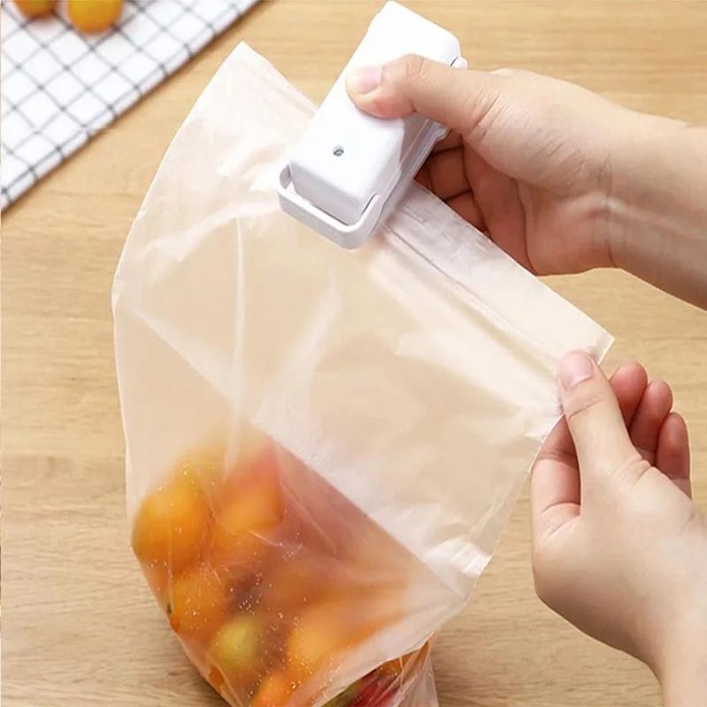 MicroThermal Preservation System Portable Handheld Heat Sealer For Snack Packaging Airtight Stora 5