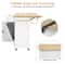 Large Mobile Kitchen Island With Drop Leaf And Power Outlet 2
