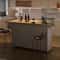 Large Mobile Kitchen Island With Drop Leaf And Power Outlet 4