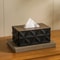Ripple Minimalist Tissue Box With Solid Wooden Lid 7