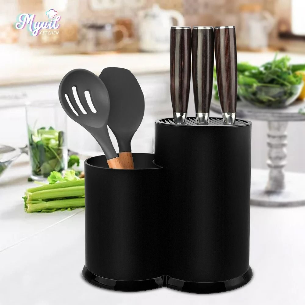 MultiFunction Universal Knife Block And Utensil Organizer 0