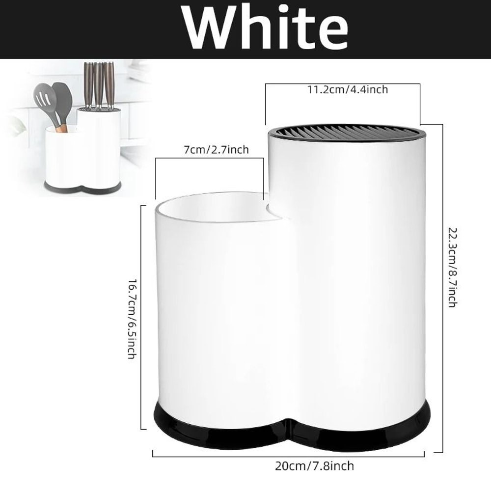 MultiFunction Universal Knife Block And Utensil Organizer 6