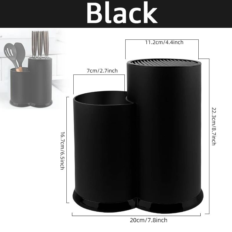MultiFunction Universal Knife Block And Utensil Organizer 7