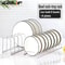 Stainless Steel Desktop Dish Drying And Storage Rack 0