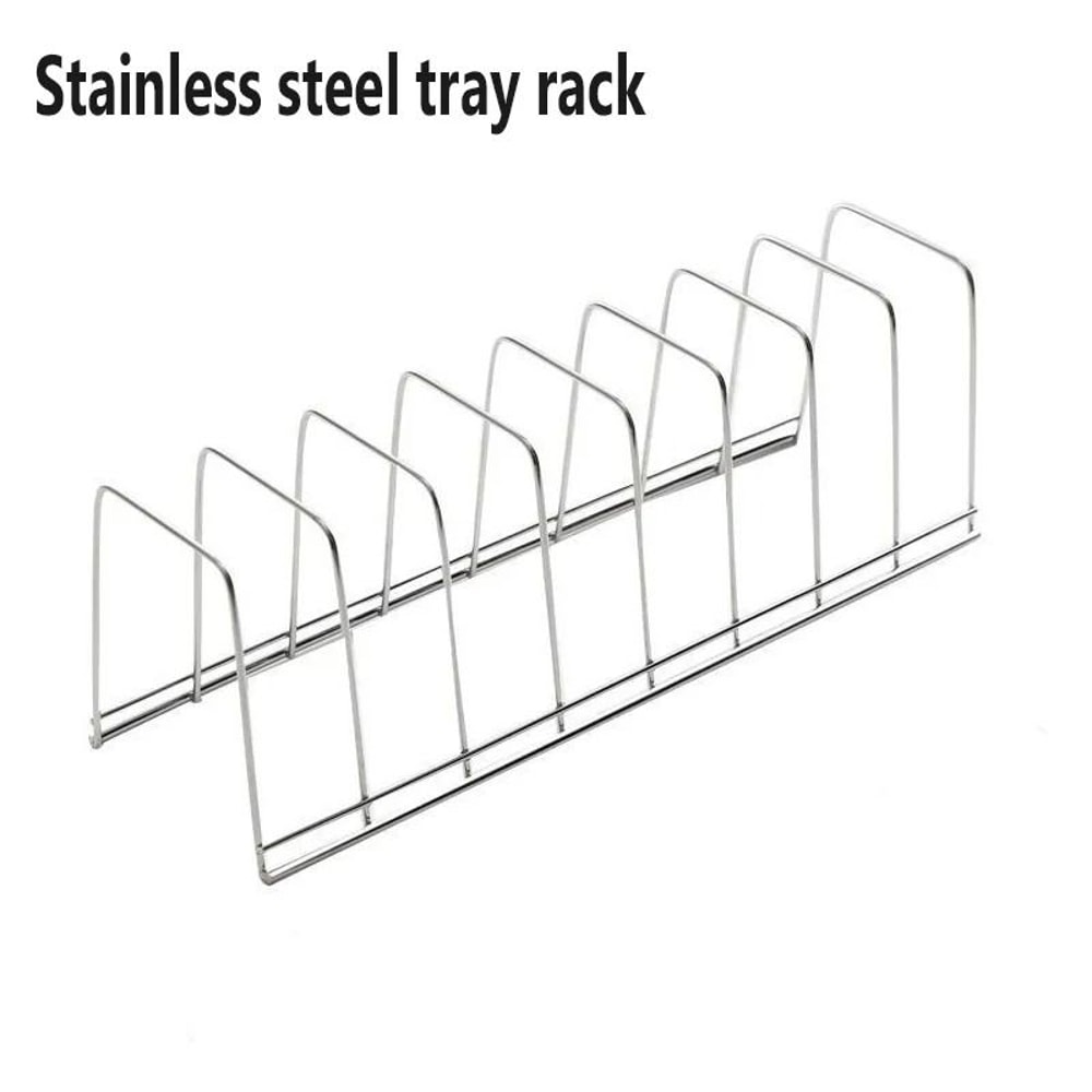 Stainless Steel Desktop Dish Drying And Storage Rack 7