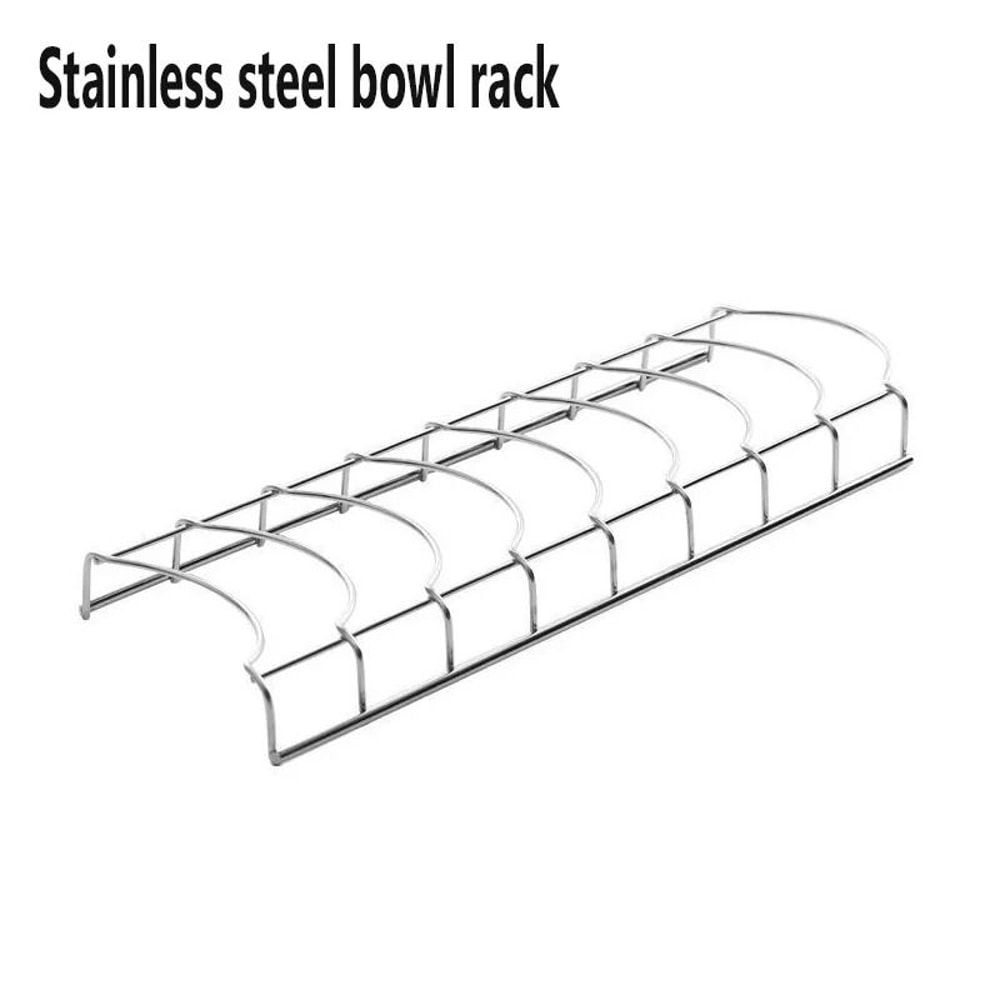 Stainless Steel Desktop Dish Drying And Storage Rack 8