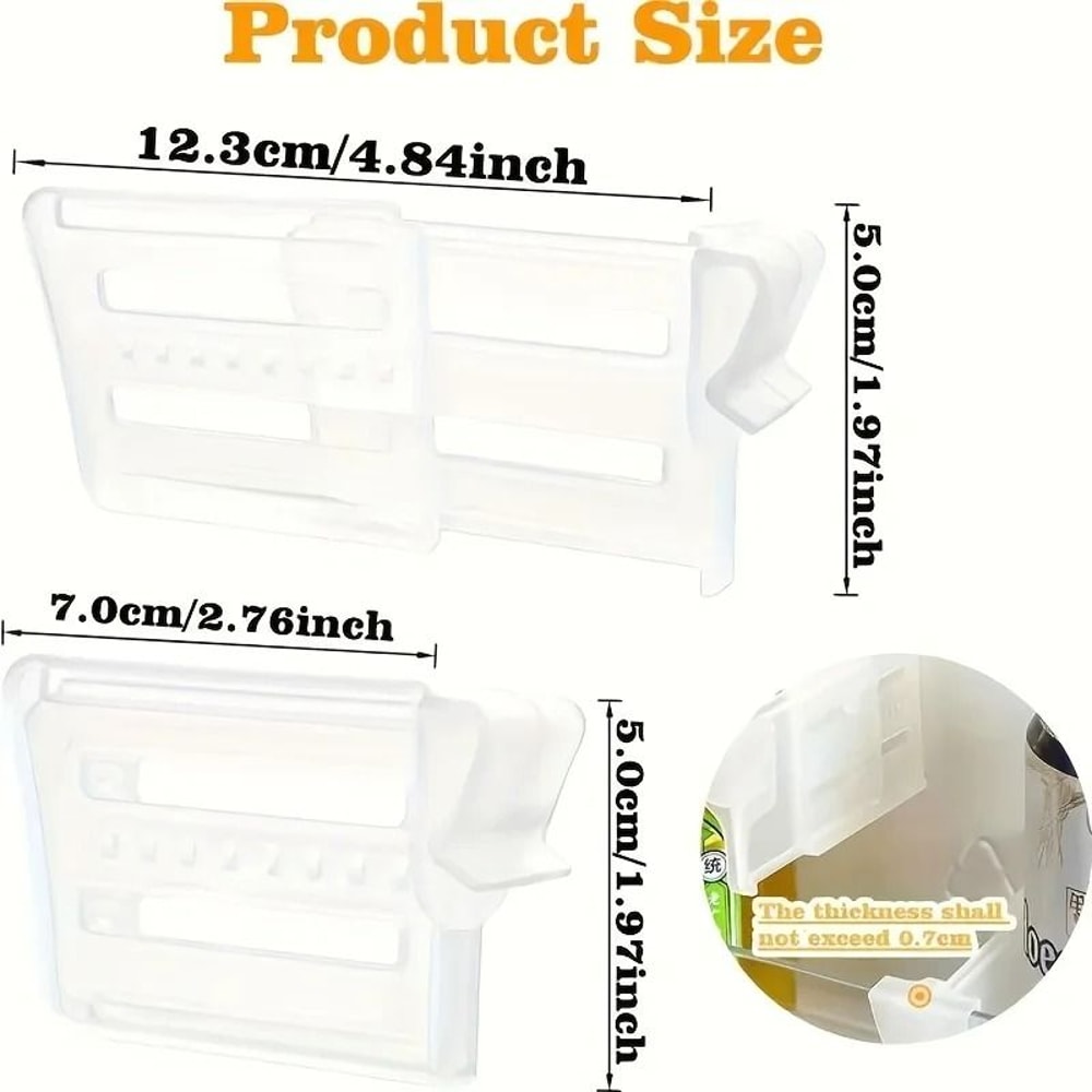 Adjustable Refrigerator Space Divider Set 2