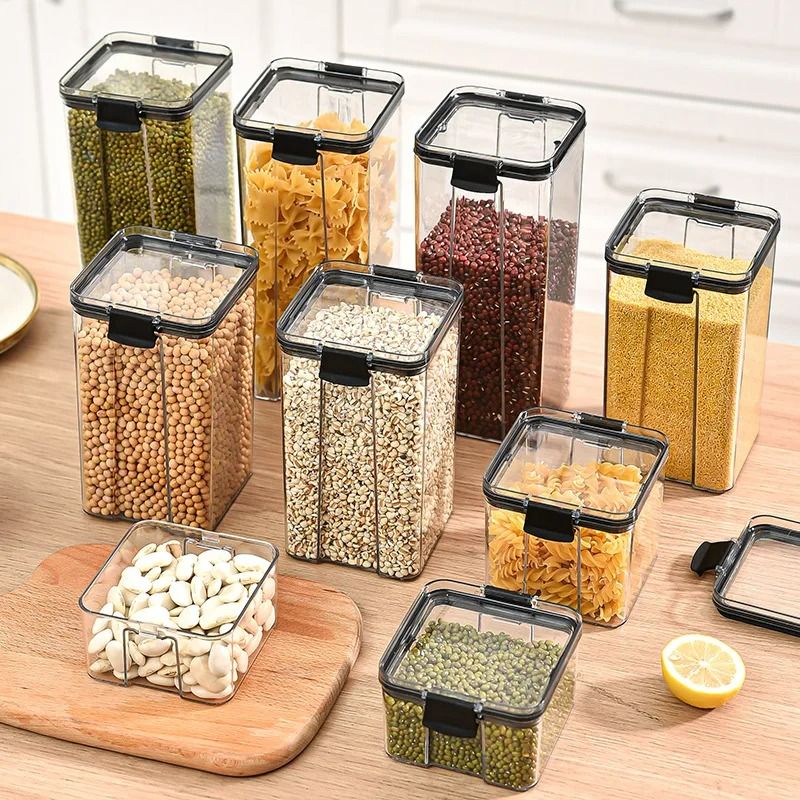 Airtight Modular Kitchen Storage Containers With EasyLock Lids 1