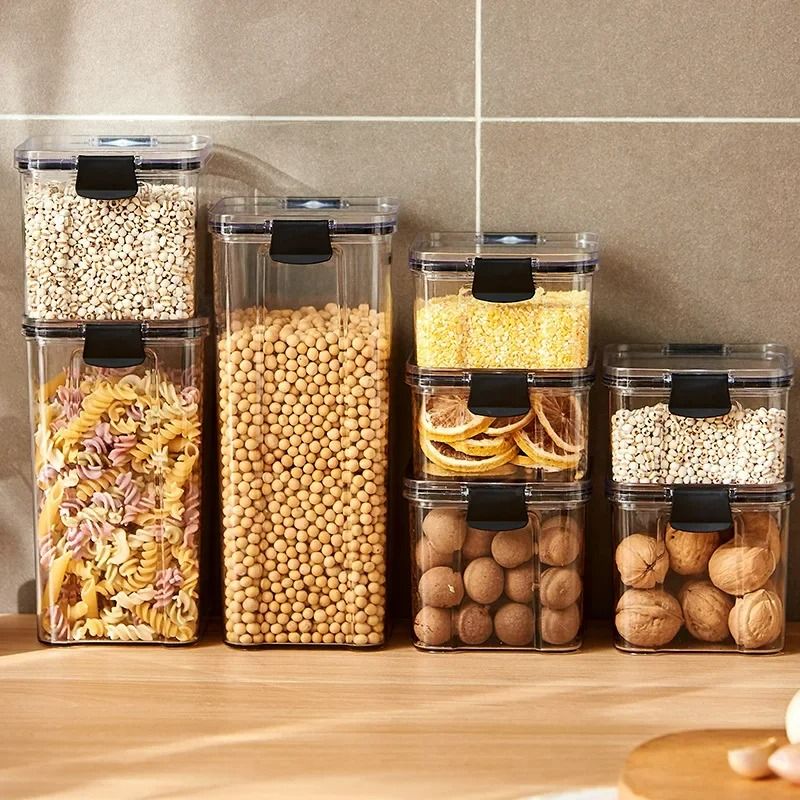Airtight Modular Kitchen Storage Containers With EasyLock Lids 6