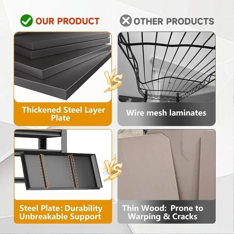 Heavy Duty 5Tier Industrial Garage Shelving Unit 3
