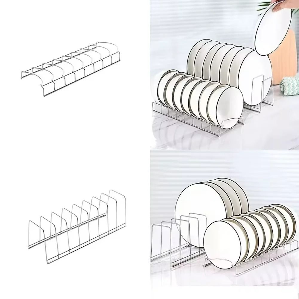 Stainless Steel Compact Dish Drying Rack And Countertop Organizer 5